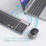Wireless Keyboard Mouse Combo, J JOYACCESS Ergonomic and Cordless Keyboard and Mouse Set for PC,Windows, Computer, Laptop, Desktop, Chromebook,Mac-Grey - Image 5
