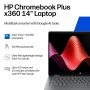 HP - 14" 2K Touchscreen 2-in-1 Chromebook Plus - Intel Core 3 N355 - 8GB Memory - 256GB UFS - Meteor Silver - Image 2