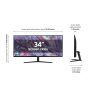 Samsung - 34” ViewFinity S5 Ultrawide QHD 100Hz AMD FreeSync Monitor with HDR10 (DisplayPort, HDMI) - Black - Image 2