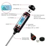 Stainless steel Cooking thermometer Food temperature thermometer,2 Pcs Meat Thermometer For Cooking Grilling Checks Food Temperature Digital Screen(white & Black ) - Image 2