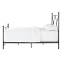 Weston Home Harrisburg Black Metal Queen Bed with Double x Headboard Design - Image 3