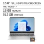 HP - 15.6" Full HD Touchscreen Laptop - AMD Ryzen 7 7730U - 16GB Memory - 512GB SSD - Natural Silver - Image 2