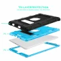 iPad 5th Gen Case,iPad 6th Gen Case, Dteck Shockproof Stand Kids Case Protective Cover For Apple iPad 5th 2017/6th 2018, Black / Blue - Image 4
