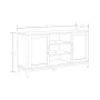 Better Homes & Gardens Springwood Cane TV Stand for TV's up to 65", Charcoal Finish - Image 4