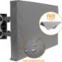 Mount Factory Outdoor TV Cover - 32" Model For 30" - 34" Flat Screens - Slim Fit - Weatherproof Weather Dust Resistant Television Protector - Black - Image 6