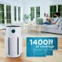 Shark - NeverChange Air Purifier MAX, 5-Year Filter Life, 1400 sq. Ft - White - Image 2