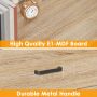 Winkalon 6 Drawers Dresser,Modern Storage Tower Dressers and Chests 2 Open Cubby,Large Organizer for Bedroom,Light Oak - Image 6