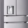 LG - 36-in Wide Standard-Depth MAX 28.6 Cu. Ft. French Door Smart Refrigerator with Mini Craft Ice and Full Convert Drawer - Stainless Steel - Image 2