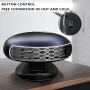 2 in1 Fast Heating and Cooling Car Heaters , Portable Car Heater,12v Car Heater and Defroster, Car Heater That Plugs into Cigarette Lighter 360°Degree Defroster with Rotatable Suction Holder - Image 6
