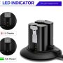OLAIKE Battery Charger Station for Ring-Doorbell 2/3/4, Stick Up Cam, Spotlight Camera & Stick Up Cam Indooor and Outdoor (NO Batteries), Type2 - Image 4