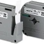 Brother P-Touch M2312PK, Standard Non-Laminated Tape, Black on White, 0.47" x 26.2', 2 Pack - Image 2