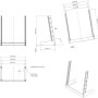 StarTech 12U 2-Post Desktop Open-Frame Rack, 19in, 110lb, TAA (RK12OD) - Image 4