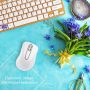 memzuoix 2.4G Wireless Mouse, 1400 DPI Computer Mice with USB Receiver, Portable Wireless USB Mouse Battery Powered Cordless Mice for Laptop, PC, Desktop, 5 Buttons (White) - Image 4