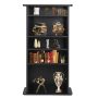 36" H Multimedia Storage Cabinet DVD Rack Book Shelf Organizer Stand Audio Tower - Image 1