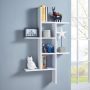 Cantilever White MDF Floating Wall Shelf - Image 2