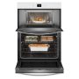 Whirlpool - 30 inch 6.4 Total Cu. Ft. Combo Wall Oven with Air Fry When Connected - White - Image 2
