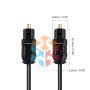 Toslink Optical Cable Digital Audio Sound Fiber Optic SPDIF Cord Wire Dolby DTS - Image 2