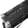 Davison 4-String Electric Bass Guitar with P-Style Pickups and 15-Watt Amplifier, Black - Image 6