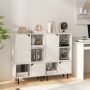 Stackable Bookcase with Adjustable Shelf and Cubes - Image 2