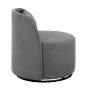 Better Homes & Gardens Juliet Modern Arch Swivel Accent Chair, Gray - Image 2