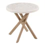 Better Homes & Gardens Paige 27" Round Outdoor Tile Top Bistro Table, White - Image 3