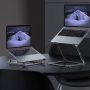 VIGLT Laptop Stand for Desk - Adjustable Laptop Stand Holder Portable Laptop Riser with Multi-Angle Height Adjustable Computer Stand for MacBook Air/Pro and More Notebooks 10-17.3"-Grey - Image 2