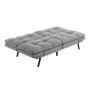 Mainstays 72" Memory Foam Futon Sofa Bed, Black PU Leather - Image 4