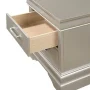 5 piece Amalia Queen Champagne Silver Upholstered Panel Bedroom Set - Image 6
