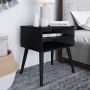 Boyd Sleep Ragusa Mid-Century Modern Open Shelf Nightstand - Black - Image 4