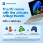 ASUS - Zenbook A14 14" 2K OLED Laptop - Snapdragon X Plus 2025 - 16GB Memory - 512GB Storage - Copilot+ PC - Zabriskie Beige - Image 4