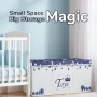 Extra Large Toy Storage Organizer For Living Room with Lids - Glow-in-Dark 40"x14"x16" Collapsible 600D Oxford Toy Chest for Kids, Boys, Girls - Durable Toy Bin for Living Room, Playroom, Nursery - Image 4