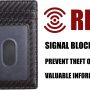 Chelmon Slim Wallet RFID Front Pocket Wallet Minimalist Secure Thin Credit Card Holder - Image 5