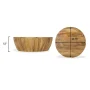 Goa 36 in. Natural Round Wood Top Coffee Table - Image 3