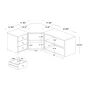 Baxton Studio Commodore TV Stand - Image 3