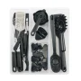 Mainstays 36 Piece Kitchen Gadget Set with Kitchen Cooking Utensils, and Drawer Organizer, Black - Image 6