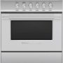 Fisher & Paykel - 30 in. Wide 4 burner Classic Series 3.5 Cu. Ft. Freestanding Gas True Convection Range - Brushed Stainless Steel/Black Glass - Image 1