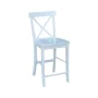 24 in. Alexa Pure White Counter Stool - Image 2