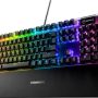 SteelSeries - Apex 5 Full Size Wired Mechanical Hybrid Blue Tactile & Clicky Switch Gaming Keyboard with RGB Backlighting - Black - Image 1