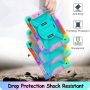 LTROP iPad 6th Generation Case,iPad 5th Generation Case,iPad 9.7 Case,iPad Air 2 Case for Kids,Shockproof Case with Pencil Holder/360 Rotating Stand/Hand Strap for iPad 2018/2017 9.7 inch, Aqua Teal - Image 2