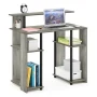 Furinno JAYA Simple Design Computer Writing Desk, French Oak Grey/Black - Grey - Image 4
