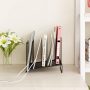 Simple Trending Mesh Desktop File Sorter Organizer, 5-Section Bookshelf for Desk Home Office, Black - Image 6