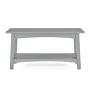 Alaterre Furniture Craftsbury 36 in. Sturdy Pine Wood Entryway Bench, Open Design Accent Furniture, Gray - Image 1