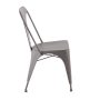 Austin Matte Grey Metal Dining Chair (Set of 2) - Image 2