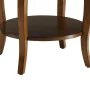 Aberta 18 in. Walnut Round Wood End Table with Open Storage - Image 4