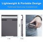 2PCS Adjustable Cell Phone Holder Stand Folding Foldable Thin Cradle Desk Mount - Image 4