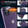 Entronix Clear Tempered Glass Screen Protector for Apple iPhone 14 Pro Max, Camera Lens Protector with Shatter Resistant Tempered Glass, 2-Pack - Image 4