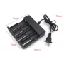 Li-ion Lithium Smart Charger 3.7V 2 4 6 Slot For 16340/14500/26650 RCR123 USA A+ - Image 5