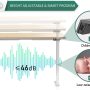 MAIDESITE Standing Desk, Height Adjustable Desk Electric Sit Stand Desk 55 x 28 inch Walnut Desktop + Black Frame - Image 1