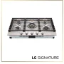 LG - SIGNATURE 36-in Wide Built-In Smart Gas Cooktop with 5 Burners, 24K BTU UltraHeat Dual Burner and LED Illuminated Knobs - Stainless Steel - Image 2