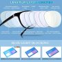 Blue Light Blocking Glasses for Women/Men - 4-Pack Computer Reading/Gaming/TV/Phone Glasses, Anti-Glare - Image 6